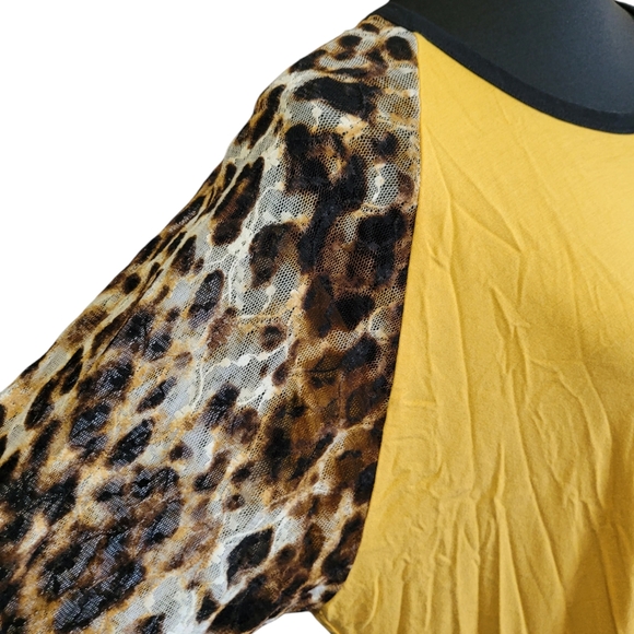 Cali USA colorblock raglan style tunic blouse Size 1X - Picture 4 of 10